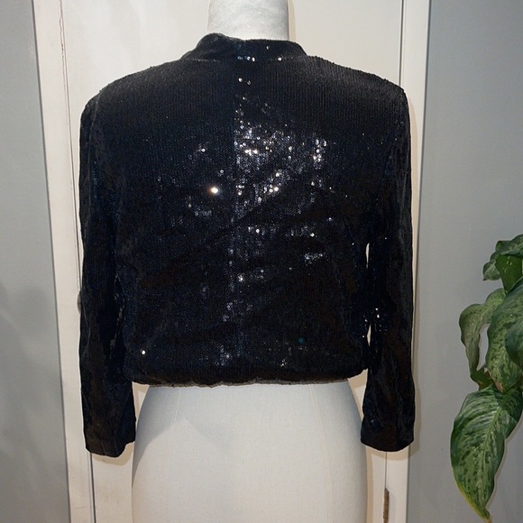 🖤KARDASHIAN KOLLECTION SEQUENCED JACKET🖤 - Picture 3 of 3